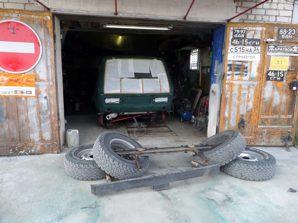 подготовка к покраске Раптором — Lada 4x4 3D, 1,7 л, 1985 года | своими ...