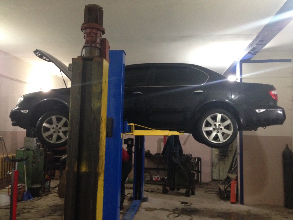 Замена жидкости ГУР (+ промывка системы) — Nissan Maxima QX (A33), 2 л ...