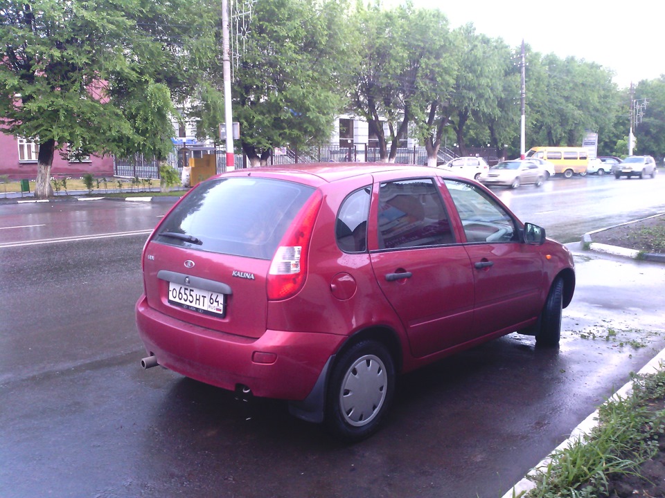 №6: ЗАТОНИРОВАЛ) — Lada Калина Хэтчбек (1G), 1,6 л, 2009 года ...