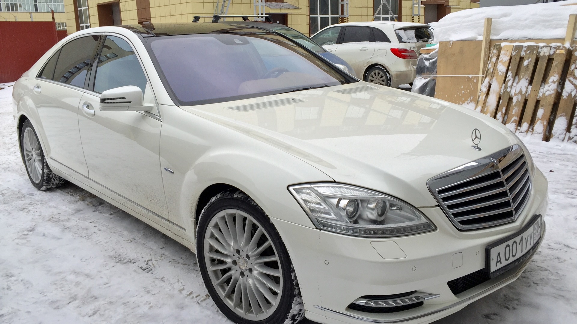 Mercedes Benz s 500 w 221 Р±РµР»С‹Р№