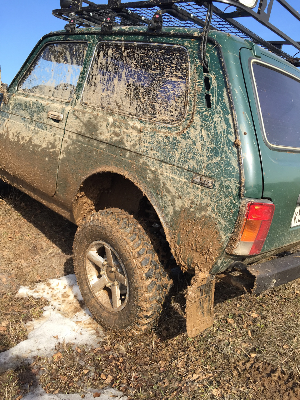 Раскатка арок и лифт подвески + обрезка крыльев — Lada 4x4 3D, 1,7 л ...