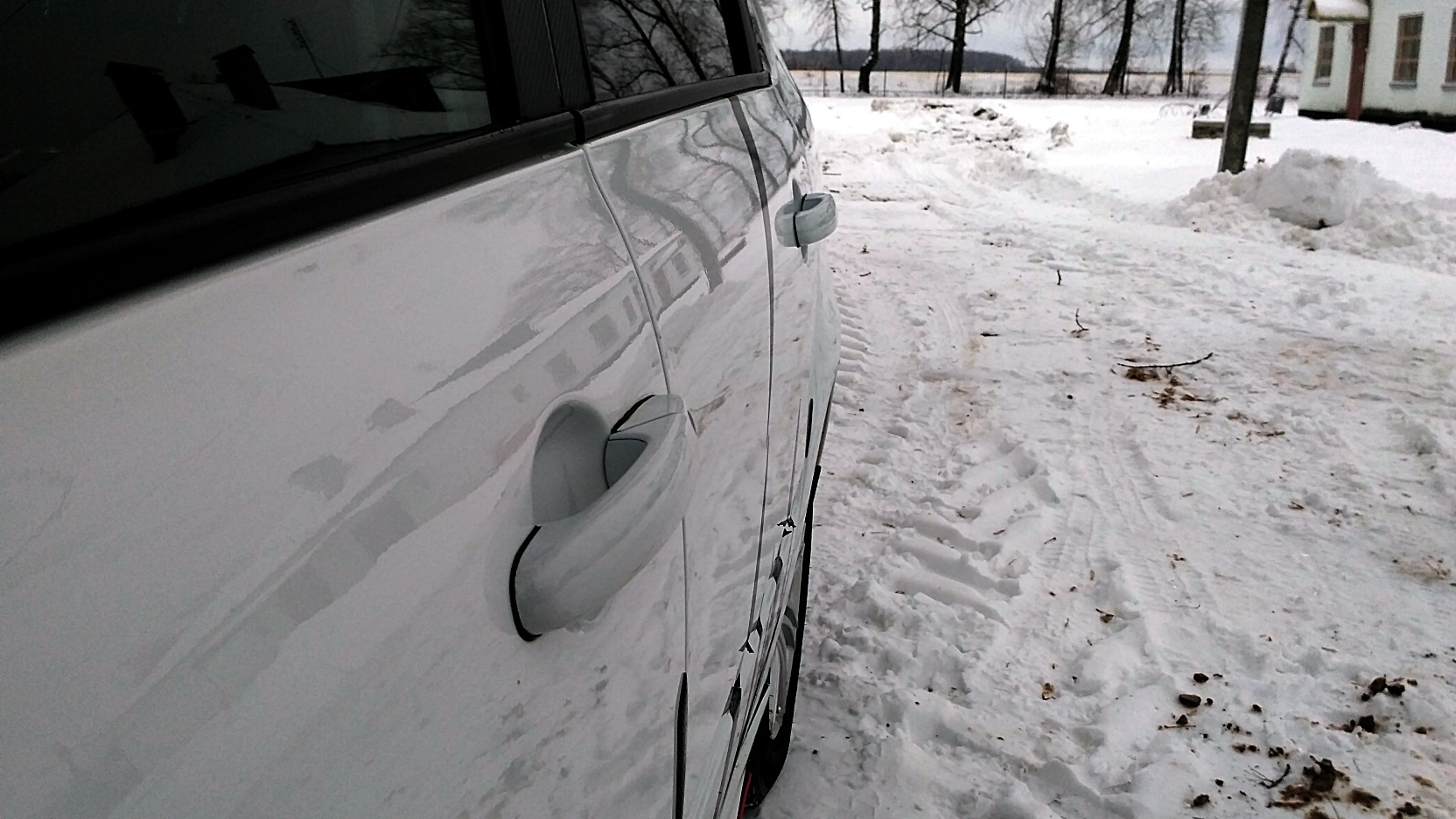 классные ручки в цвет кузова — Lada Гранта (1G), 1,6 л, 2014 года ...