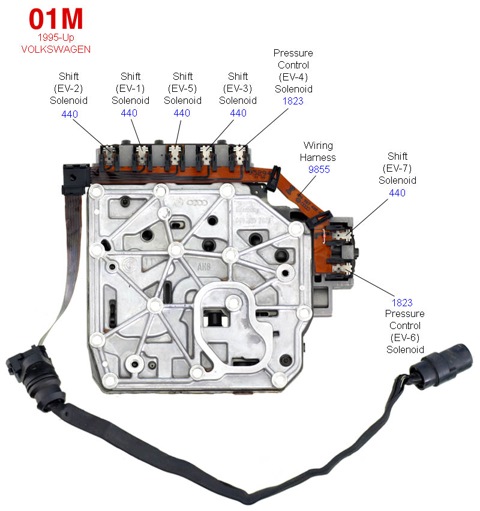 Соленоид акпп гольф 4