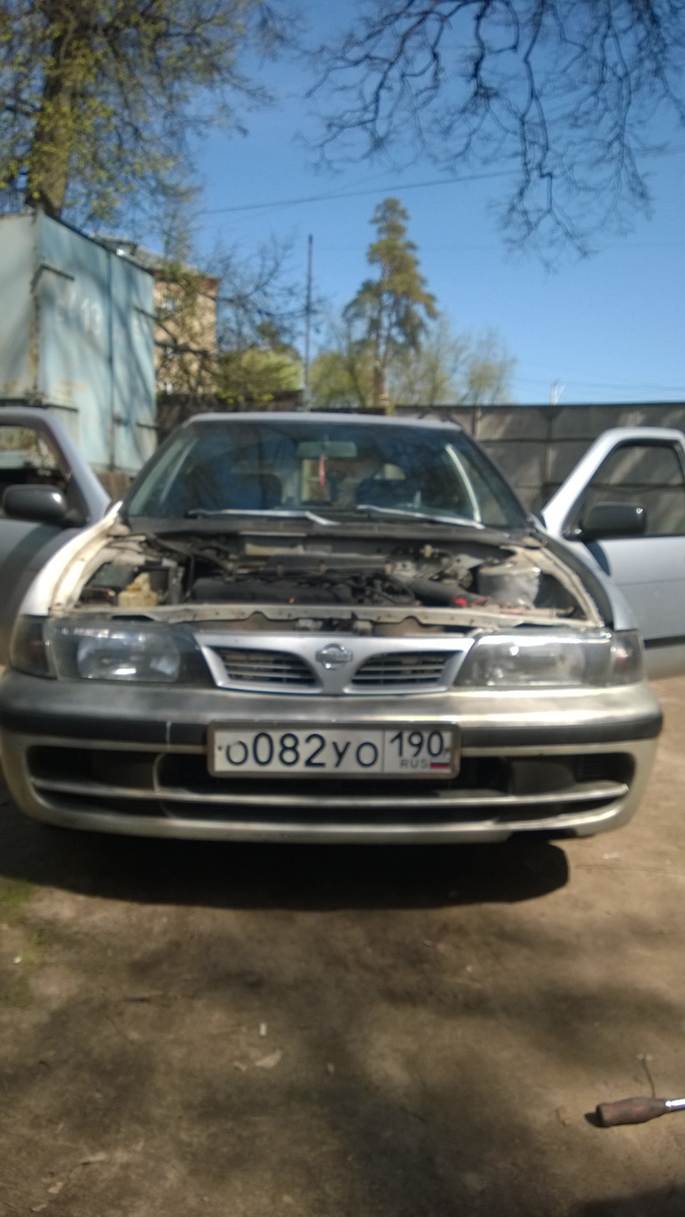 Трапеция дворников… — Nissan Almera I (N15), 1,6 л, 1996 года | своими ...