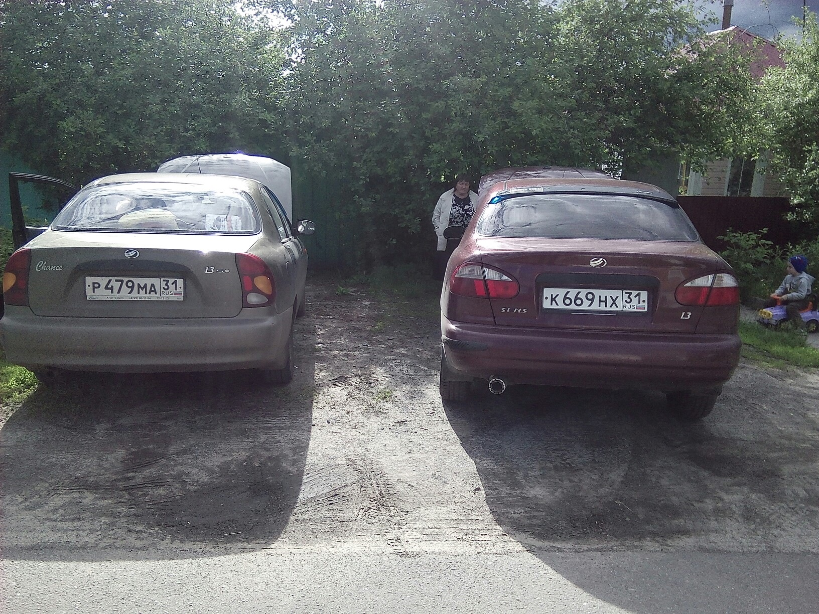 Фото 2 зазов :) — ЗАЗ Sens, 2 л, 2007 года | фотография | DRIVE2