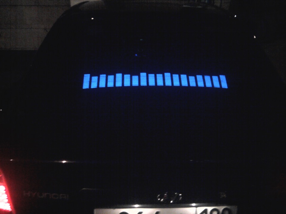 Эквалайзер на заднее стекло. — Hyundai Accent (2G), 1,5 л, 2007 года ...