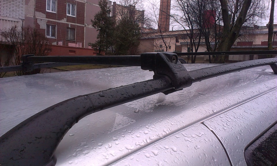 Перекладины на рейлинги — Ford Escort Mk6, 1,8 л, 1998 года ...