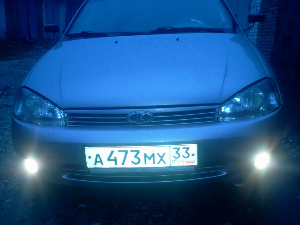 Решетка радиатора в цвет — Lada Калина седан, 1,6 л, 2010 года | тюнинг ...