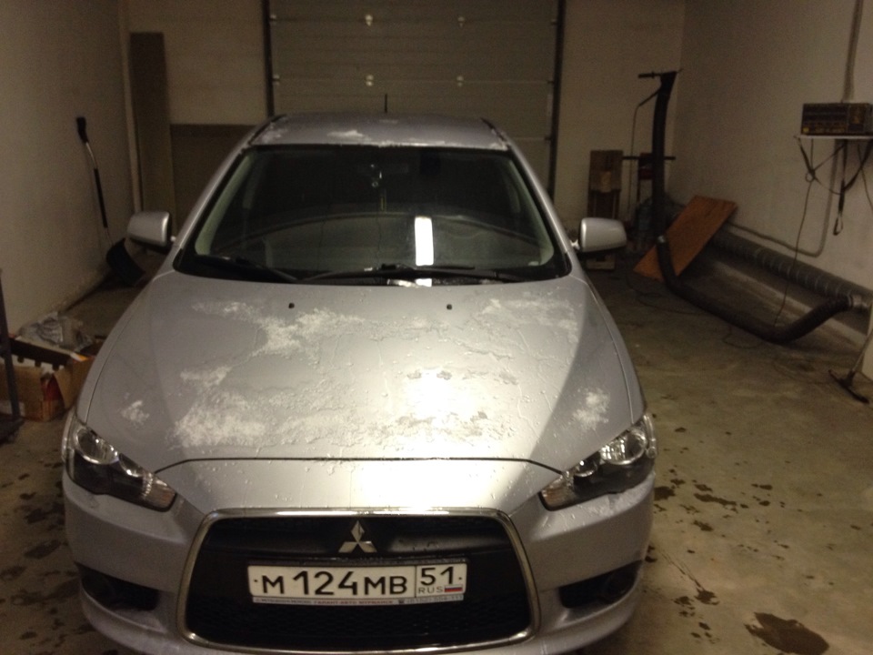 Зимние щетки стеклоочистителя — Mitsubishi Lancer X, 1,5 л, 2011 года ...