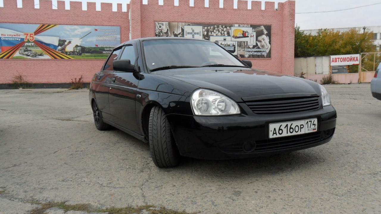 Lada Приора седан 1.6 бензиновый 2008 | Черный-Космос. на DRIVE2