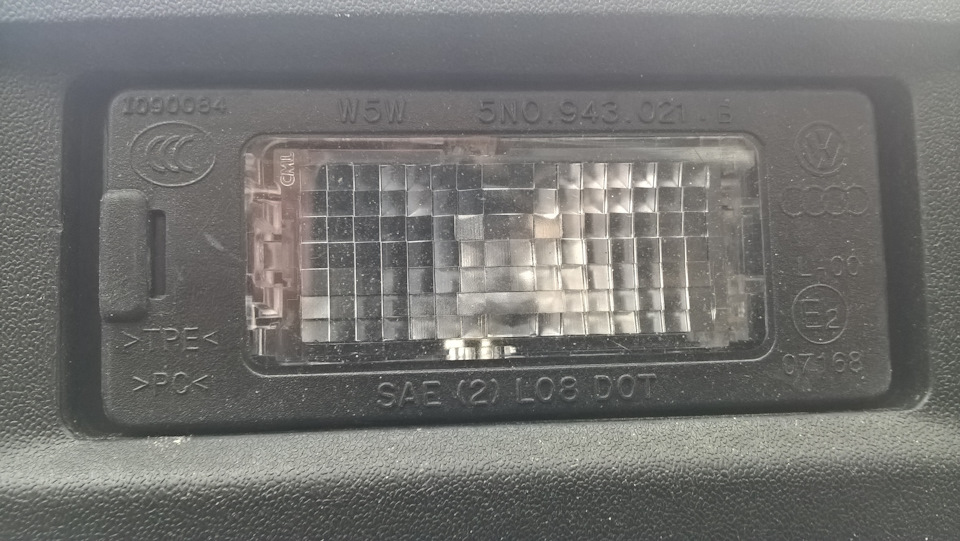 Начало LEDализации, подсветка номера. — Volkswagen Tiguan (1G), 1,4 л ...