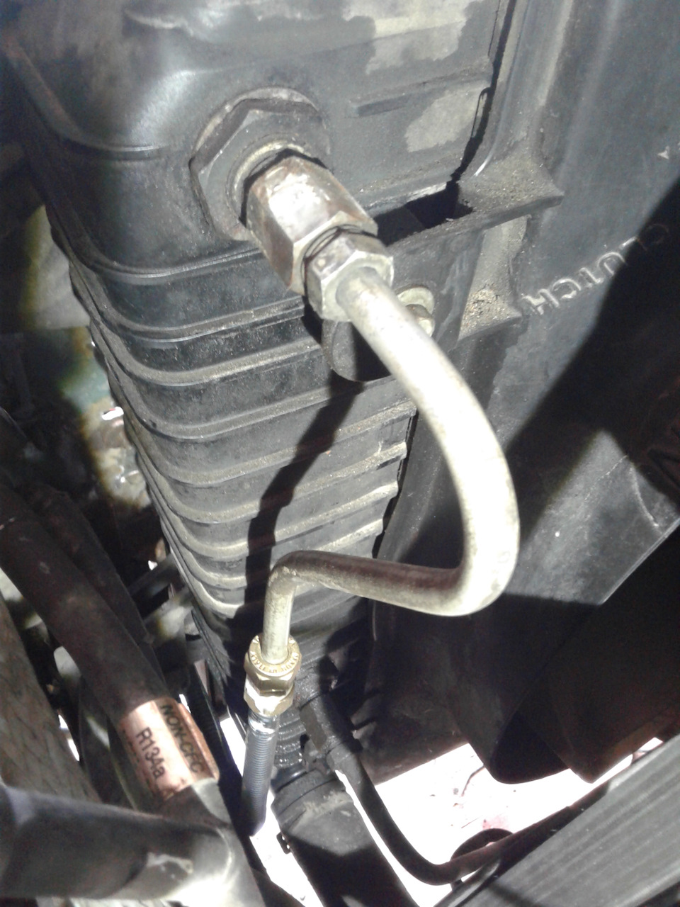 Возвращается из доп. радиатора в штатный теплообменник — Ford Explorer (2G)