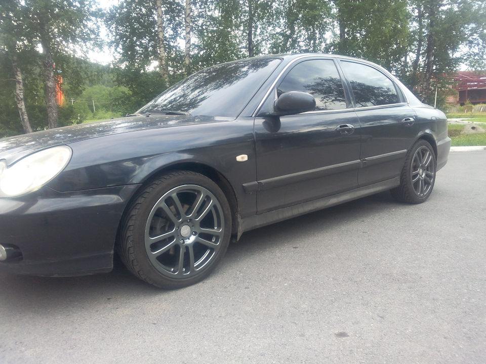 Поставил R18 и резину триангл 225/40 — Hyundai Sonata IV (EF), 2 л ...