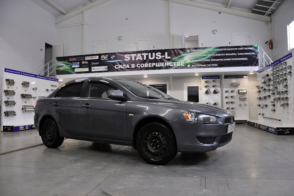 Чип тюнинг, удаление катализатора Mitsubishi Lancer X 1.8 143 лс 2008 ...