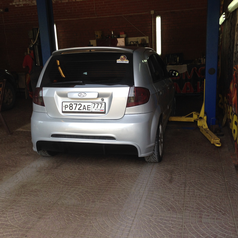 110 000 км. — Hyundai Getz, 1,4 л, 2008 года | плановое ТО | DRIVE2