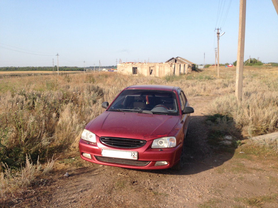 Лето давай до свидания! Ну и Замена масла — Hyundai Accent (2G), 1,6 л ...