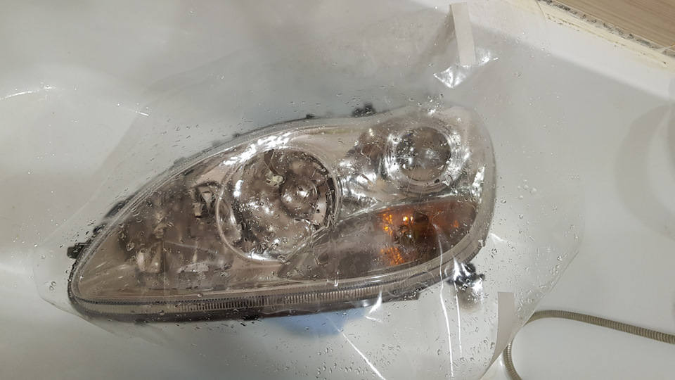 Оклейка стекол фар w220 пленкой — Mercedes-Benz S-Class (W220), 5 л ...