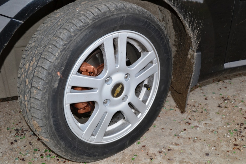 Покраска суппортов и просто фото — Chevrolet Lacetti Sedan, 1,4 л, 2008 ...