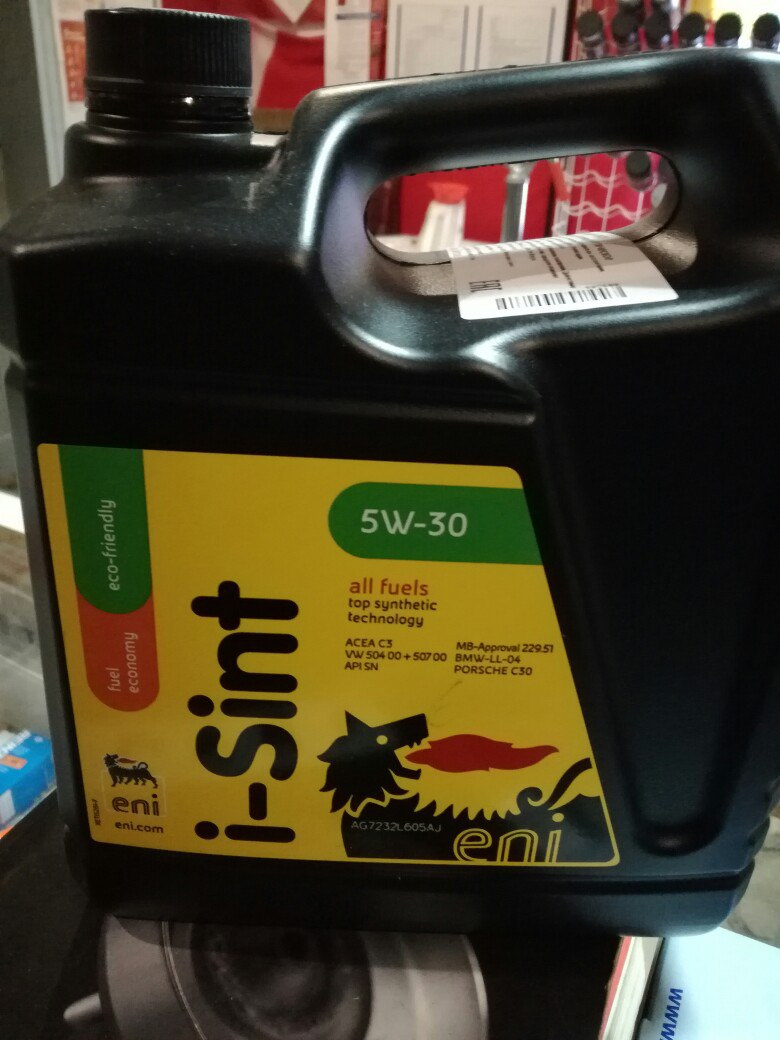 Масло Eni 5w30 Опель.