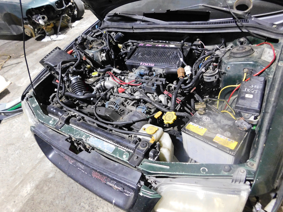 Двигатель для субару ej205 + МКПП — Subaru Forester (SF), 2 л, 2001 ...