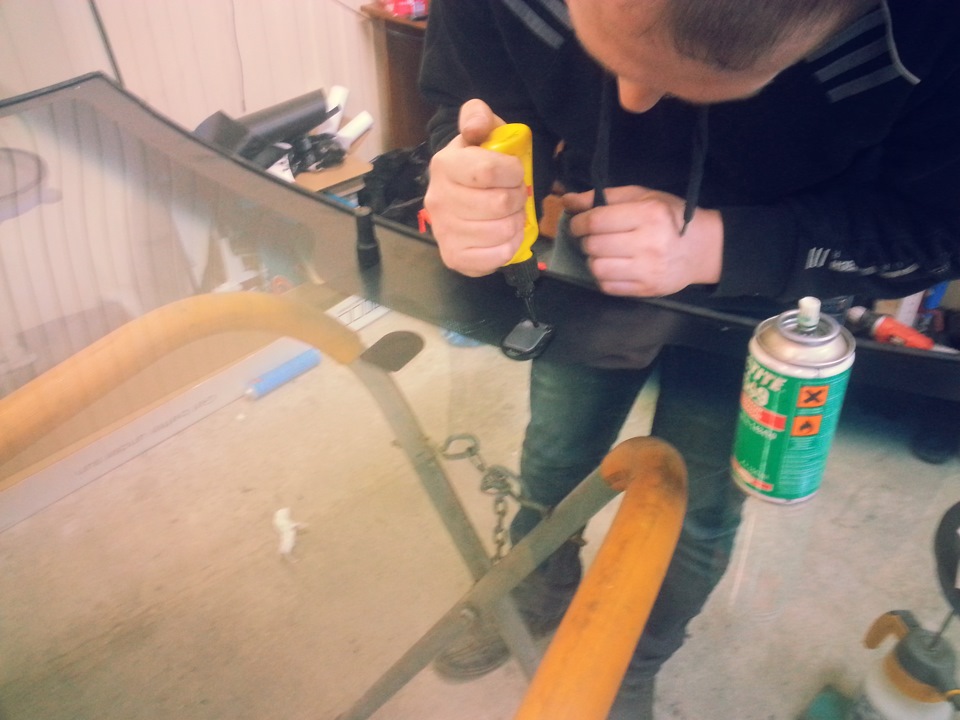 замена лобового стекла и тонеровочка. — Suzuki Grand Vitara (2G), 2 л ...