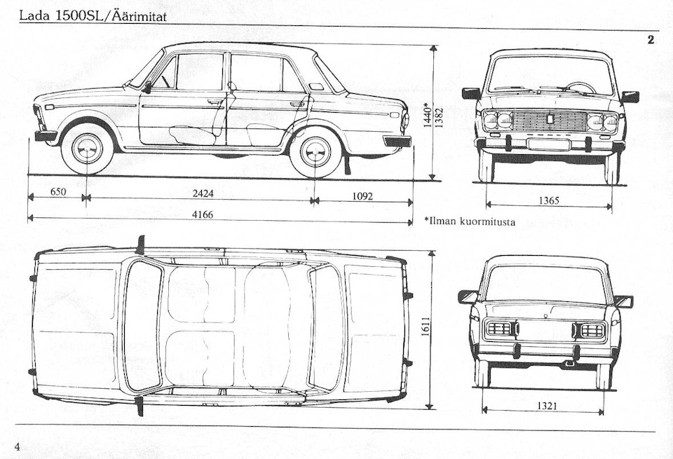 Жигули копейка чертеж - 97 фото