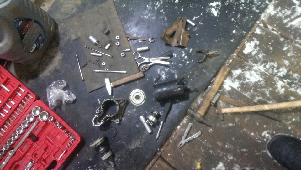 Замена бендикса на стартере и кое что инетесное) — Lada 2114, 1,5 л ...