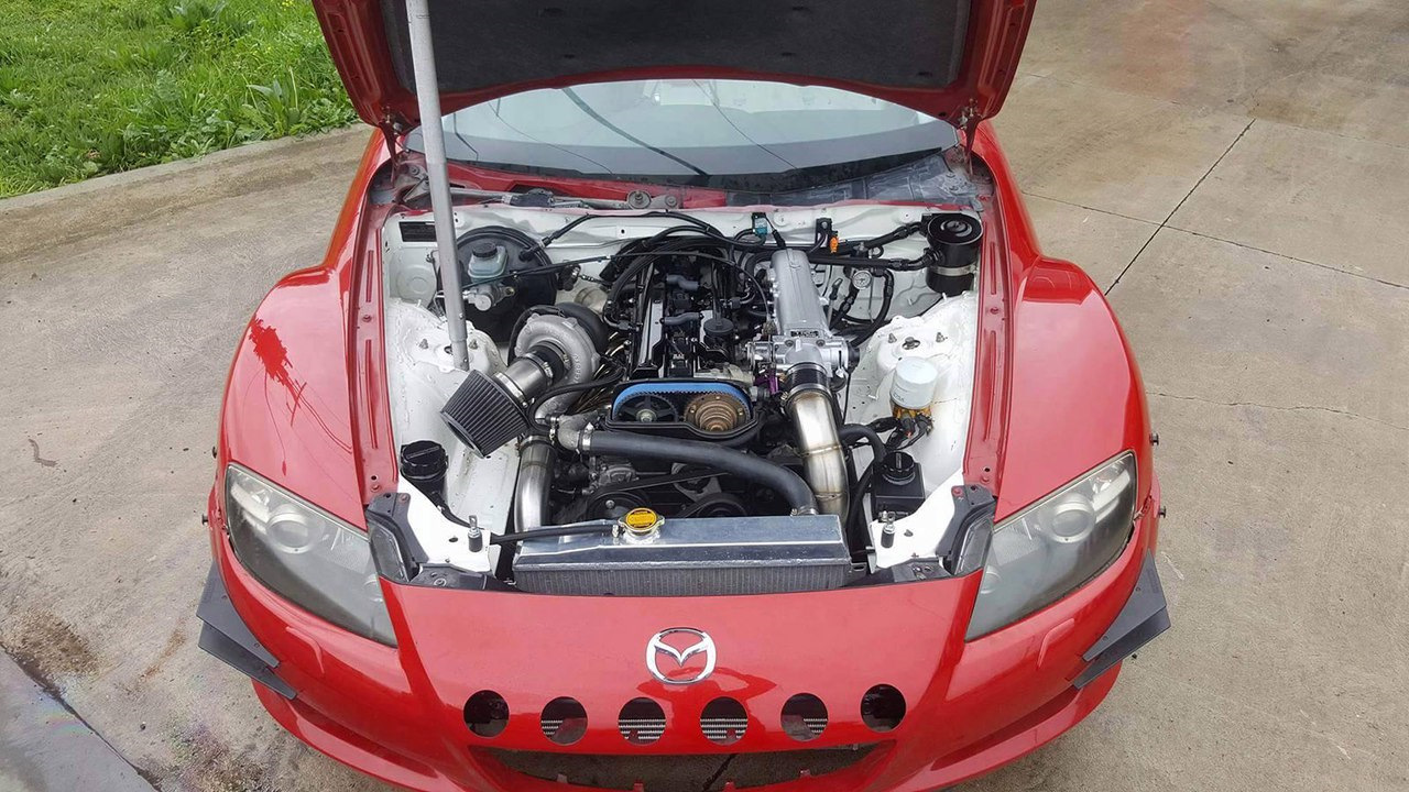 Mazda RX-8 with a 2JZ-GTE.