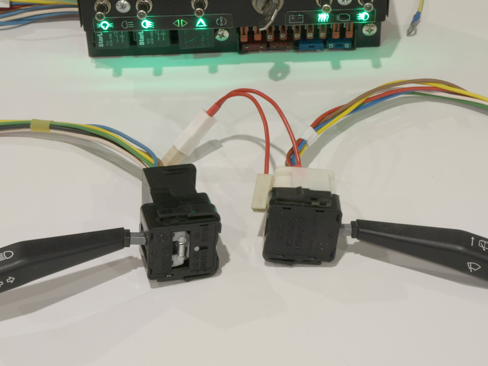 Подрулевые жгуты, соединение — УАЗ 469