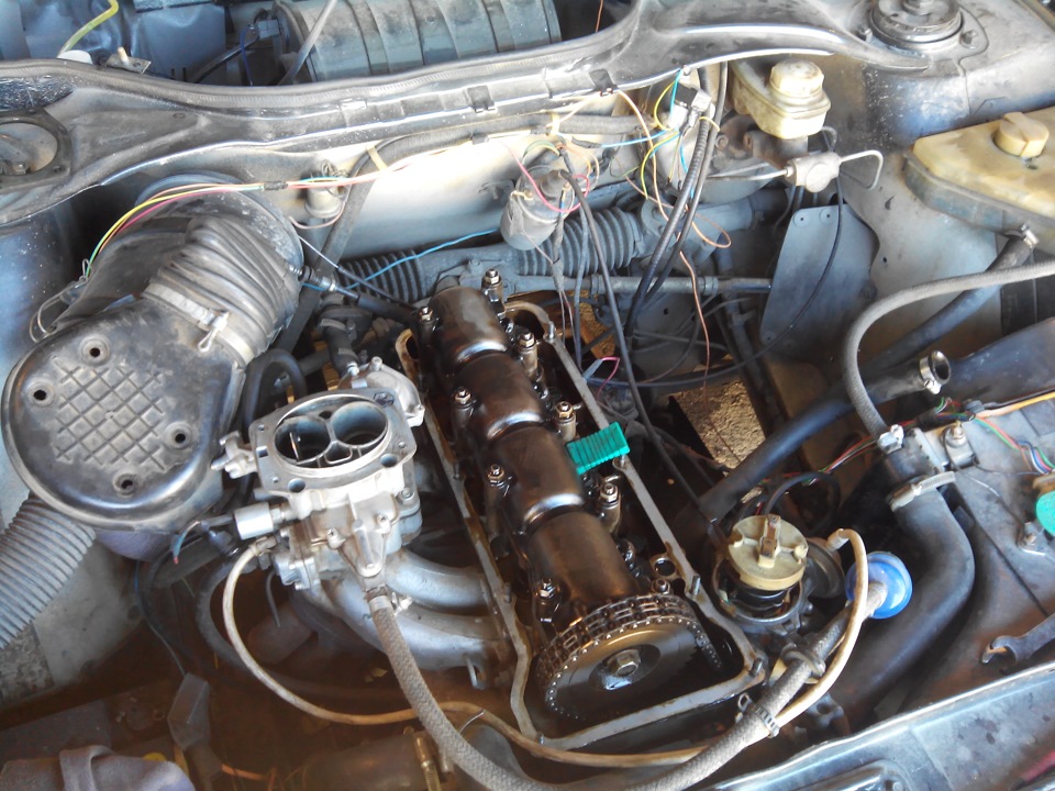 регулировка клапанов и установка летней резины. — Москвич 2141, 1,6 л ...