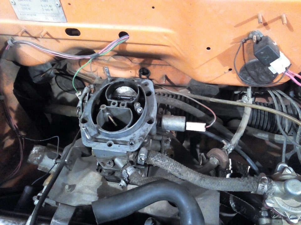 Замена жиж прочистка карбюратора — Lada 21083, 1,5 л, 1999 года ...