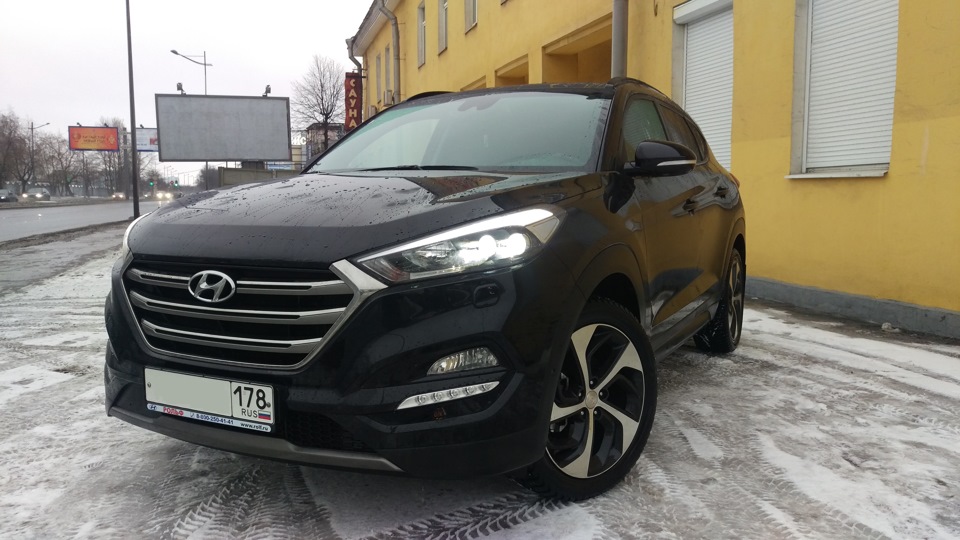 Hyundai Tucson 2017 черный