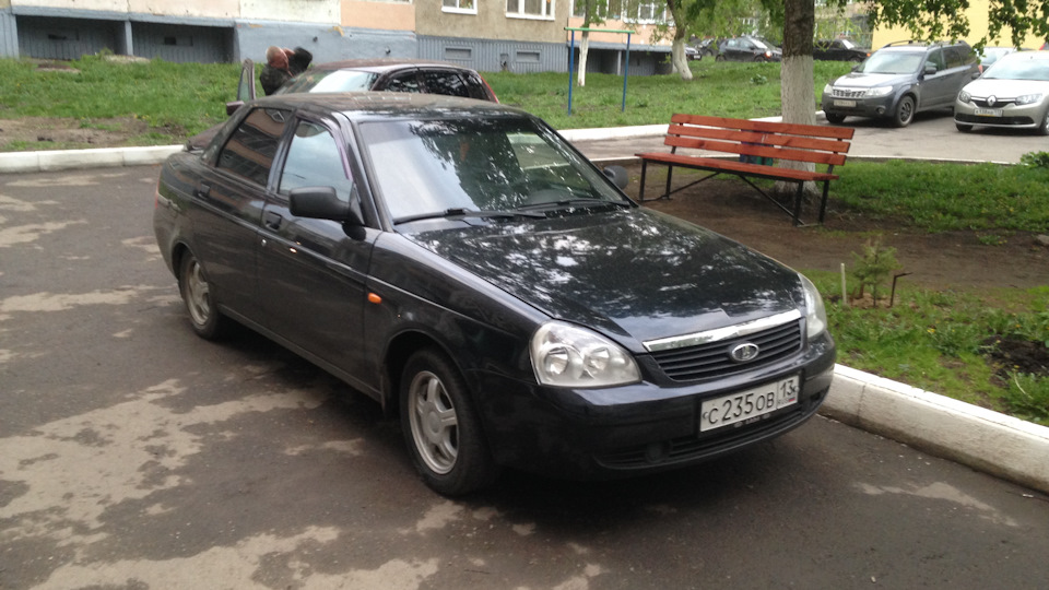 Штатная сигнализация. — Lada Приора седан, 1,6 л, 2008 года ...