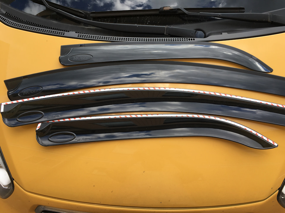 Дефлекторы окон MOBIS. Комплект за копейки. — KIA Picanto (2G), 1,3 л ...