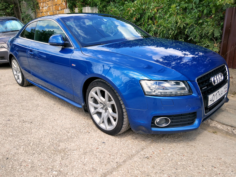 После мойки — Audi A5 (1G)
