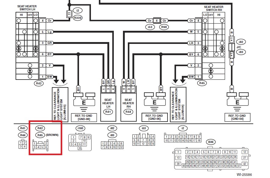 Электросхема легаси
