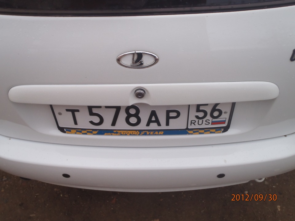 Белая сабля — Lada Калина Универсал (1G), 1,6 л, 2011 года | стайлинг ...