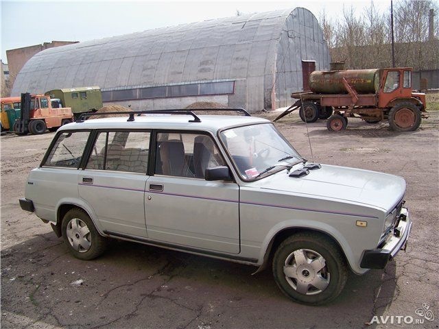 Lada 2107 с багажником на крыше