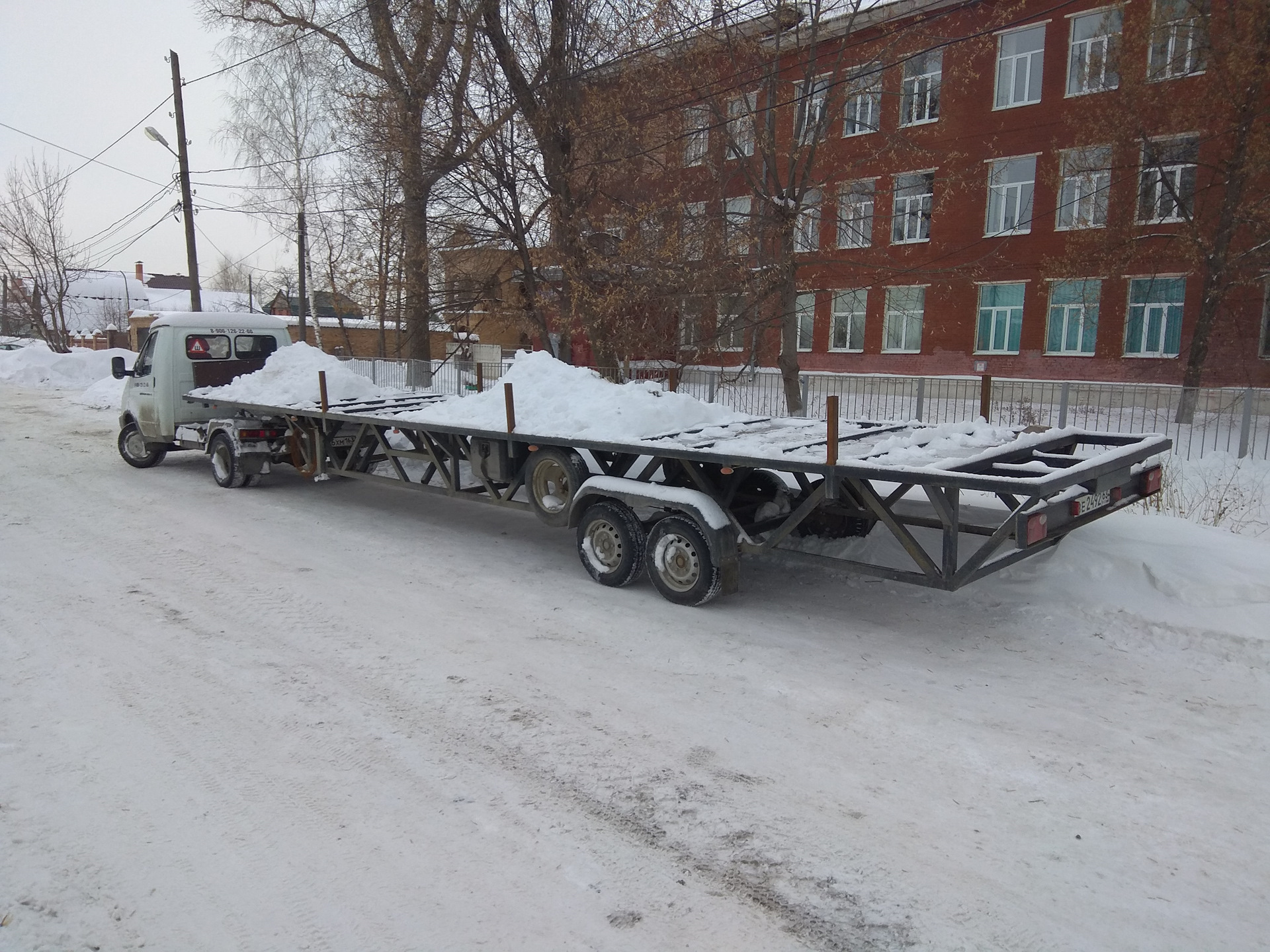 Переоборудование газели в тягач