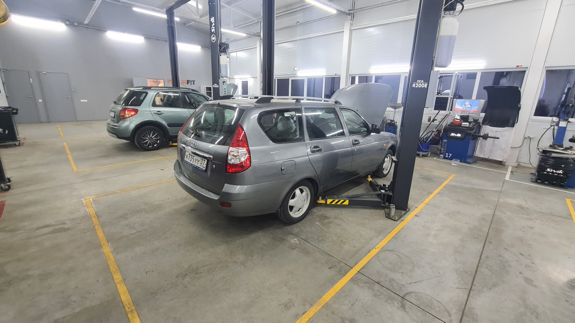 Аппаратная замена антифриза с промывкой — Lada Приора универсал, 1,6 л ...