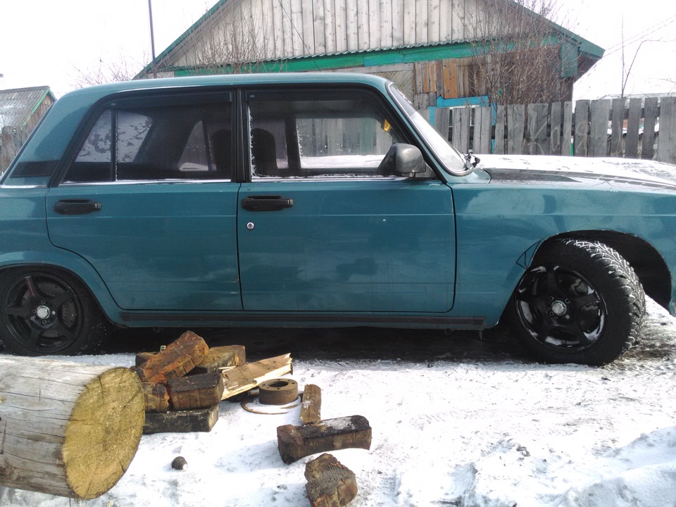 Зеленые рычаги "турботема" — Lada 2107, 1,5 л, 2004 года | тюнинг | DRIVE2
