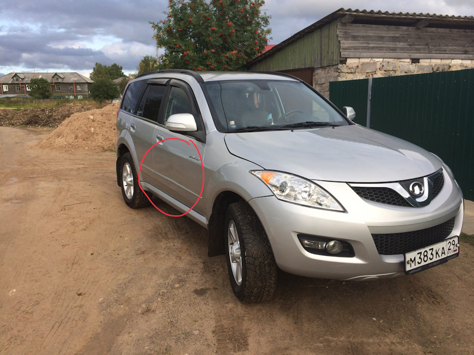 Выпрямление вмятин без покраски! — Great Wall Hover, 2,4 л, 2012 года ...