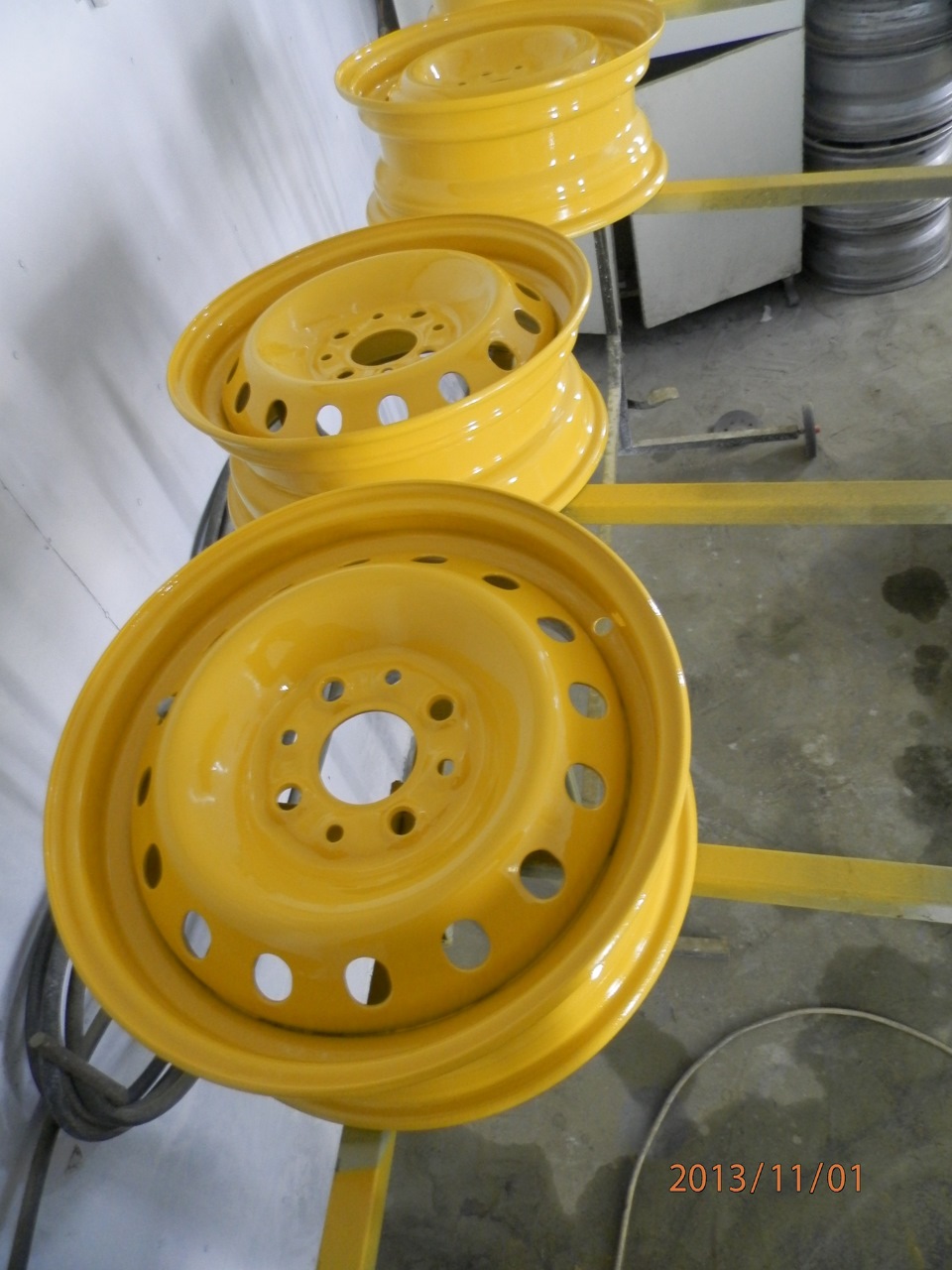 Покраска железных дисков — FIAT Punto I, 1,1 л, 1994 года | колёсные ...