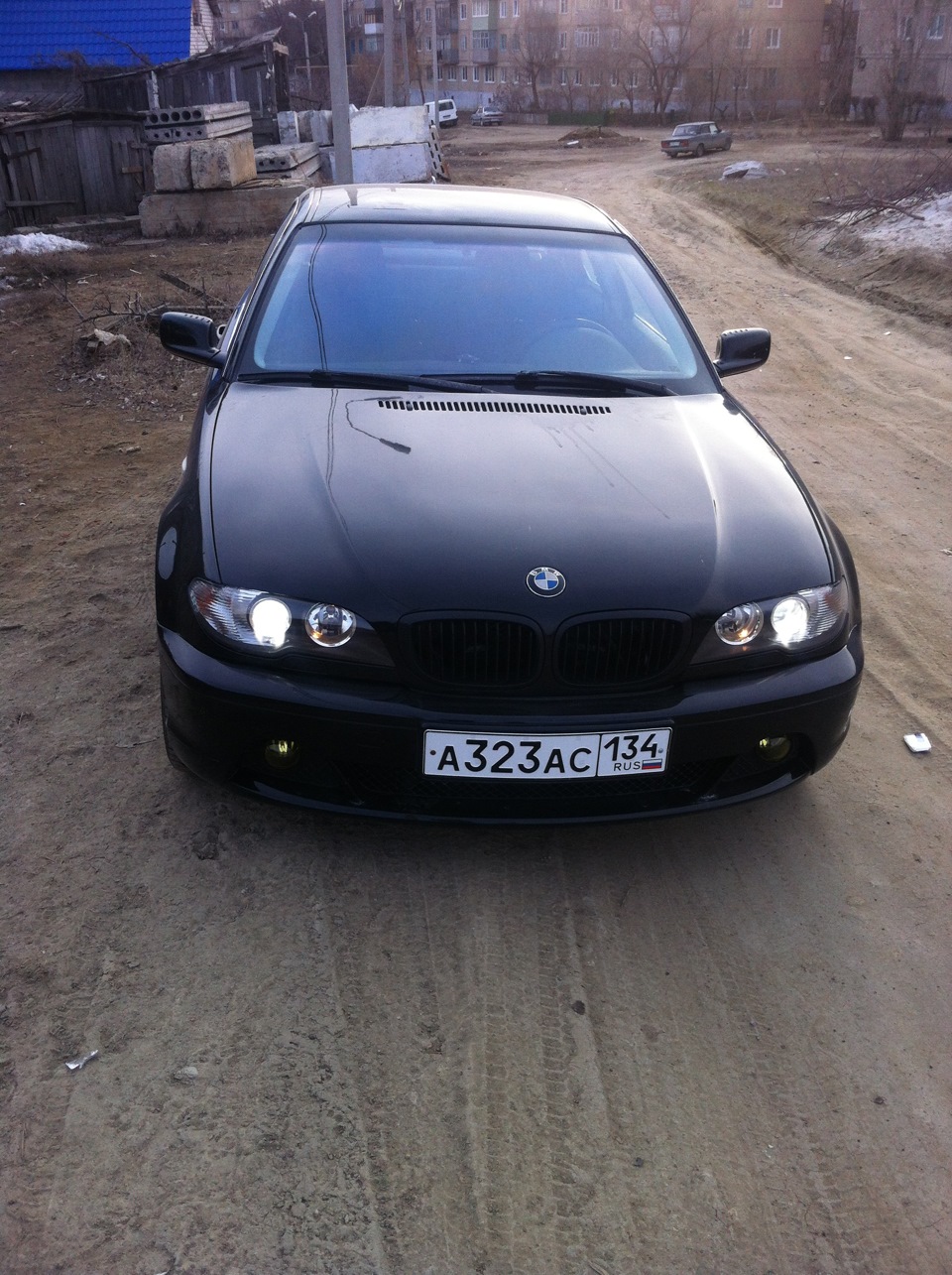 Фиолетовая пленка (хамелеон) на лобовое — BMW 3 series Coupe (E46), 2,2 ...