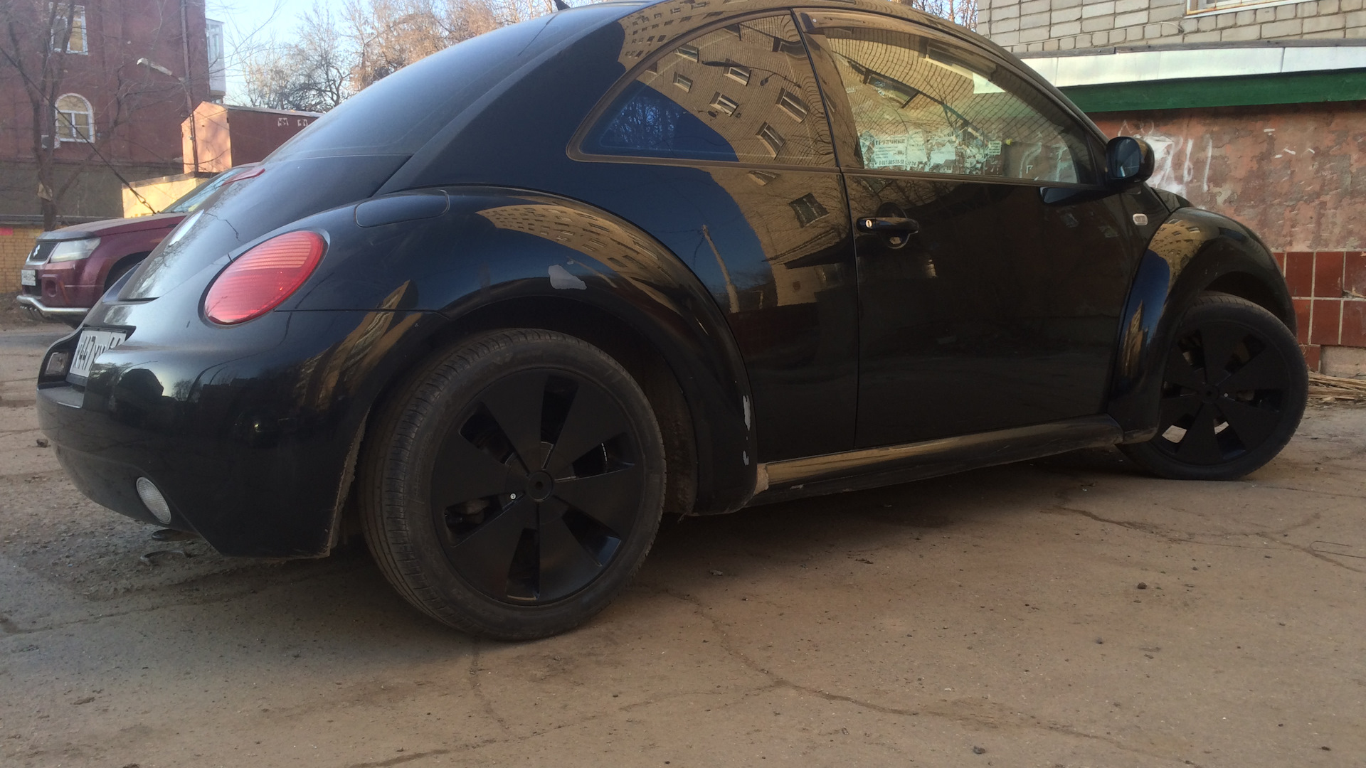 Volkswagen New Beetle 1.6 бензиновый 2002 | Авто сестры на DRIVE2