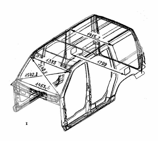 Чертежи рамы уаз