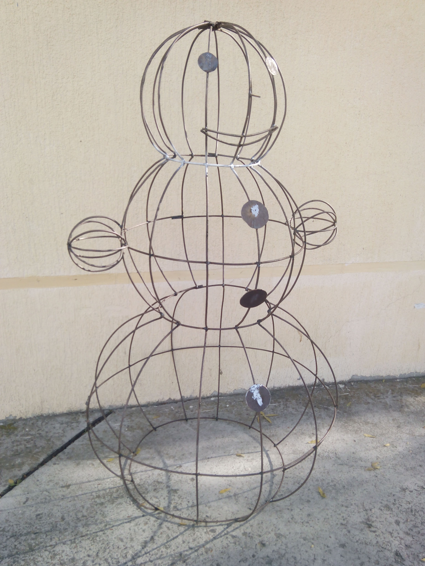 Снеговик-вышивка Играем и развиваемся