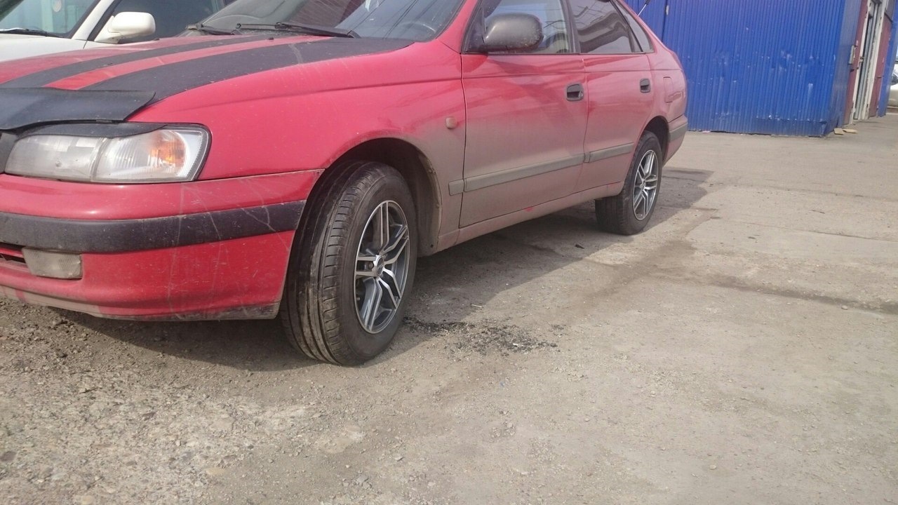 тапки для каринки — Toyota Carina E, 2 л, 1994 года | колёсные диски ...