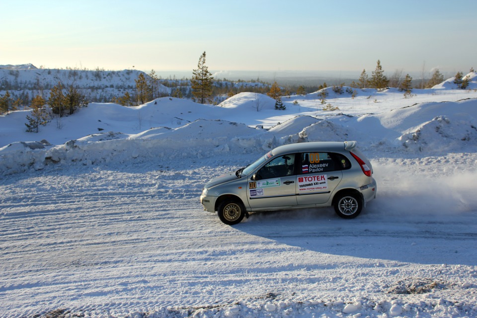Фото 2011. Зима — Lada Калина Хэтчбек (1G), 1,6 л, 2007 года ...