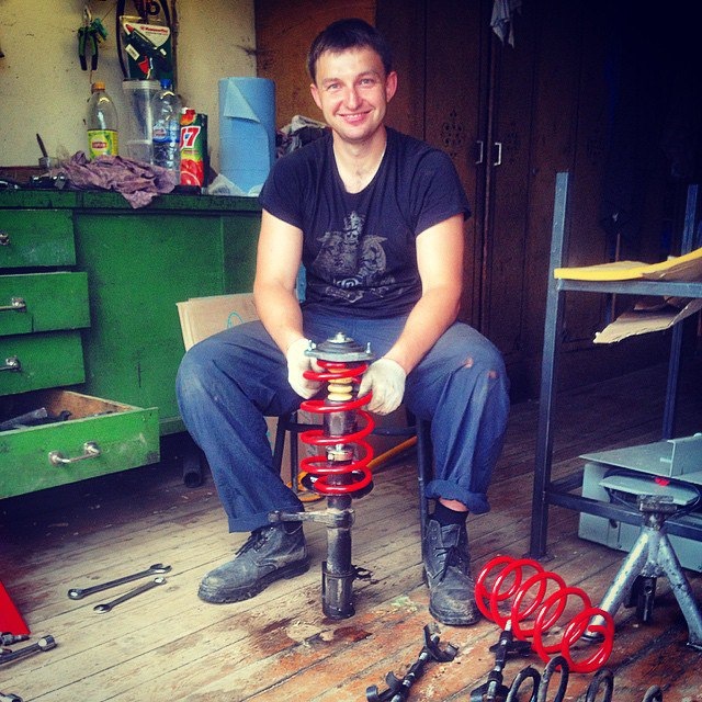 Пружины Фобос и развальные пластины — Lada Приора хэтчбек, 1,6 л, 2012 ...